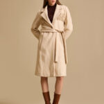 Suede Fringe Detail Overcoat